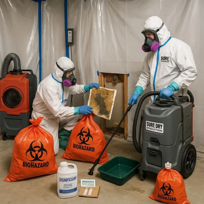 Contaminated Water Handling Protocols process in Hancock County, IL